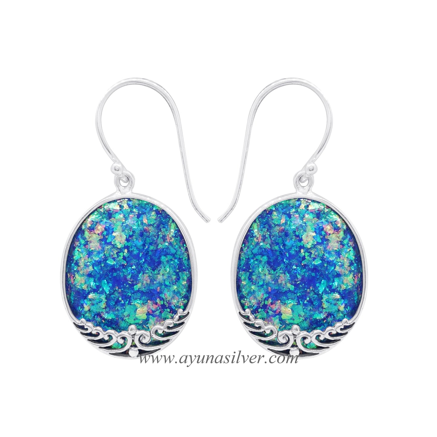 EARRING SER0868S_RS Blue