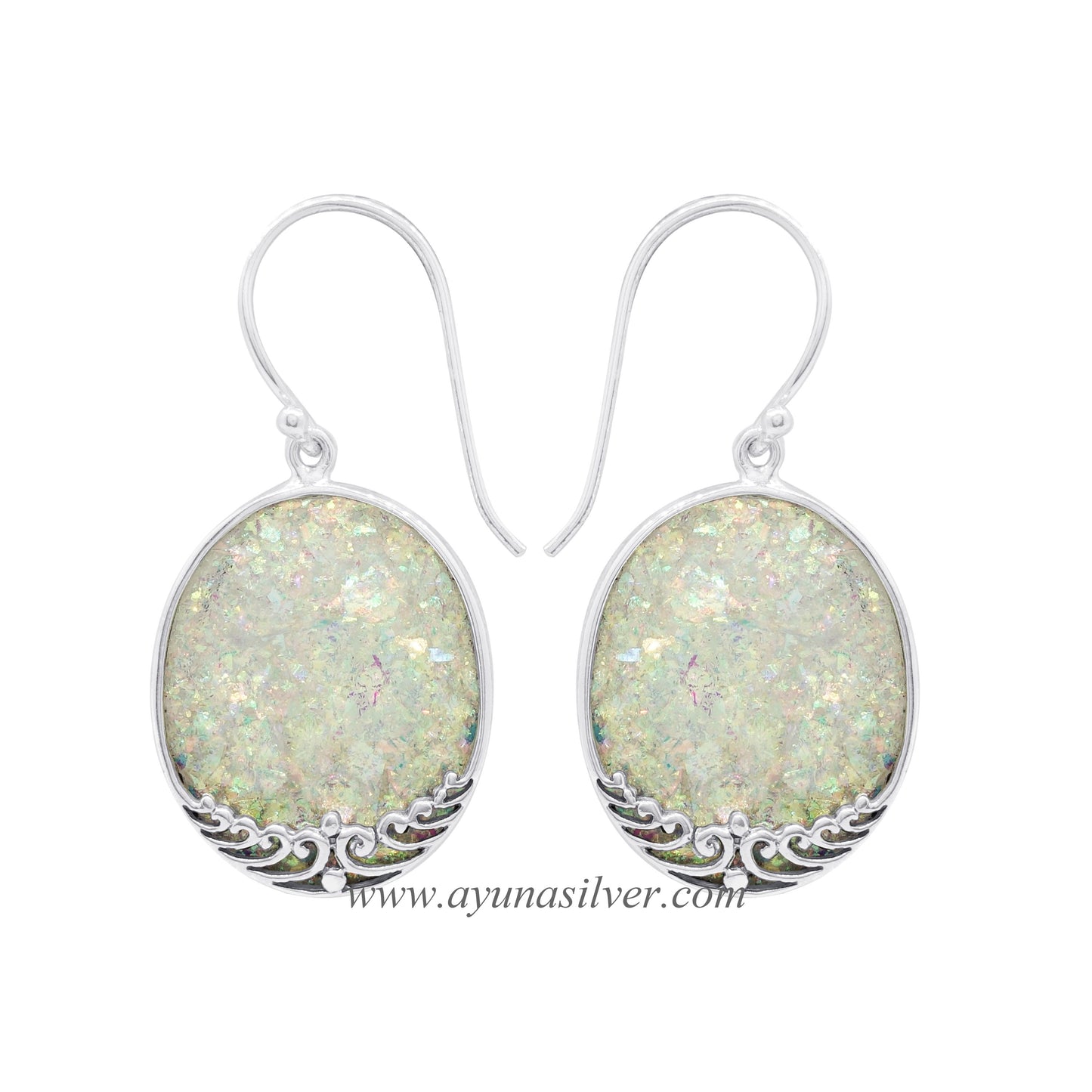 EARRING SER0868S_RS White