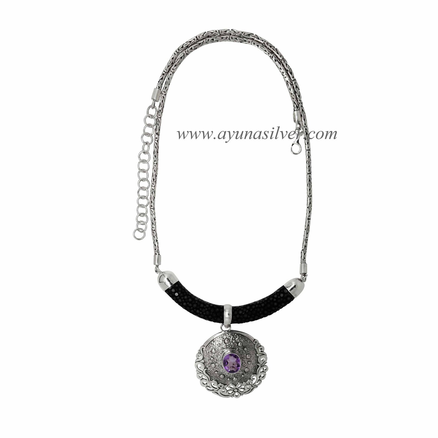 NECKLACE SNC0069BL_AM