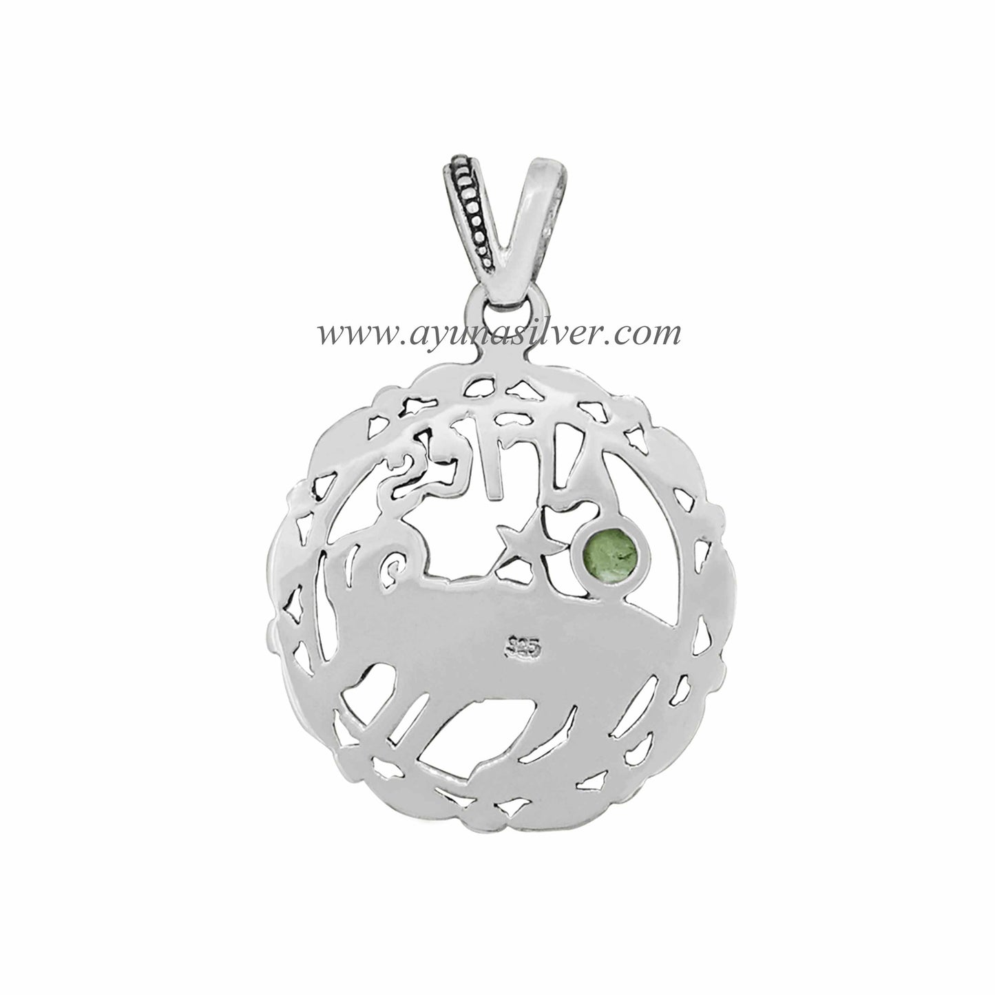 PENDANT SPDO1029C_Grean Amethyst
