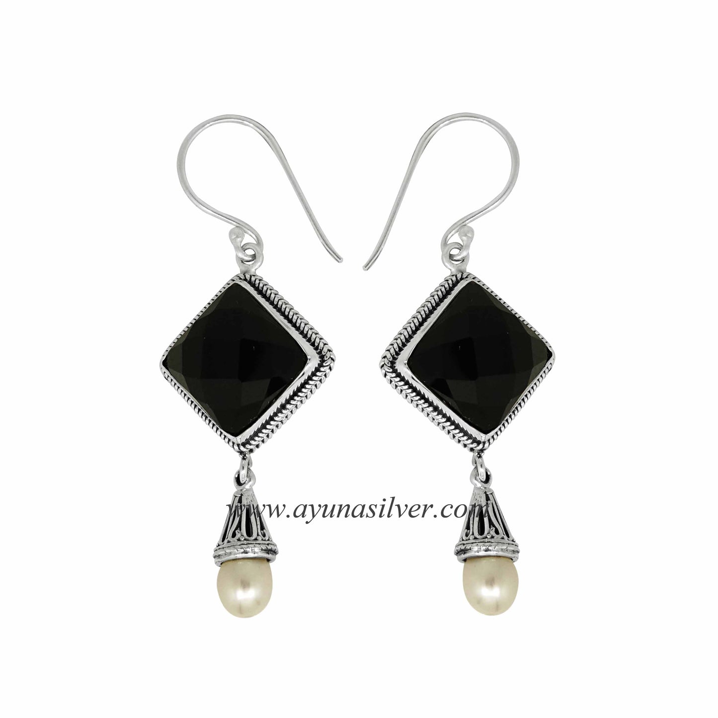 EARRING SER0987_ONYX